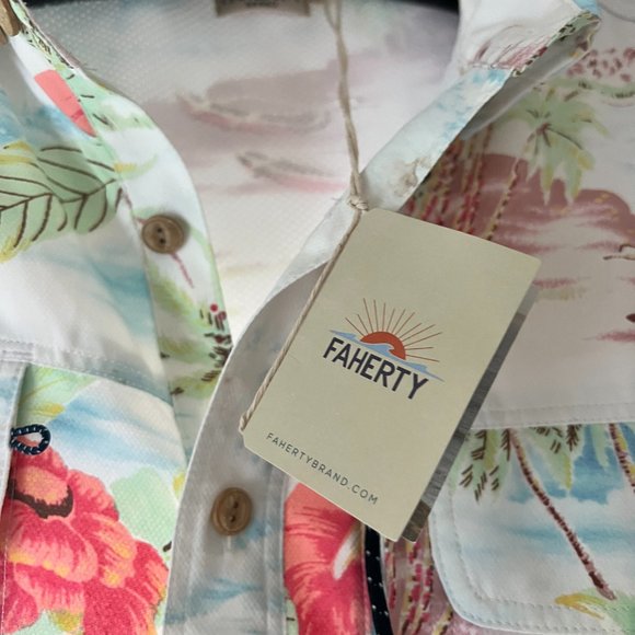 Faherty Men's Shirt - Brand New - Picture 2 of 3